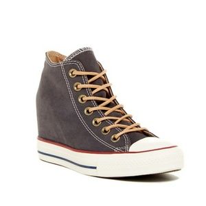 converse high top wedge sneakers